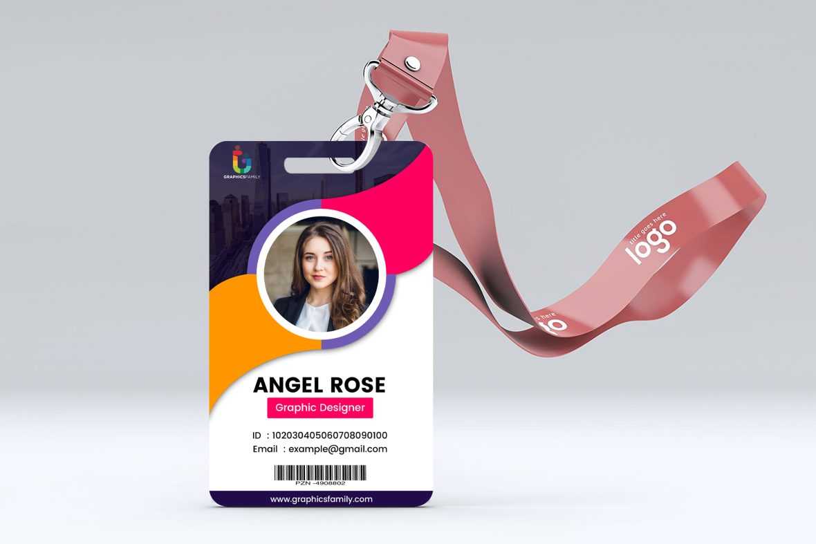 Free Employee Badge Id Card Design