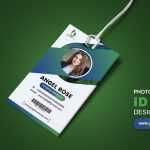 Free employee id card sample design