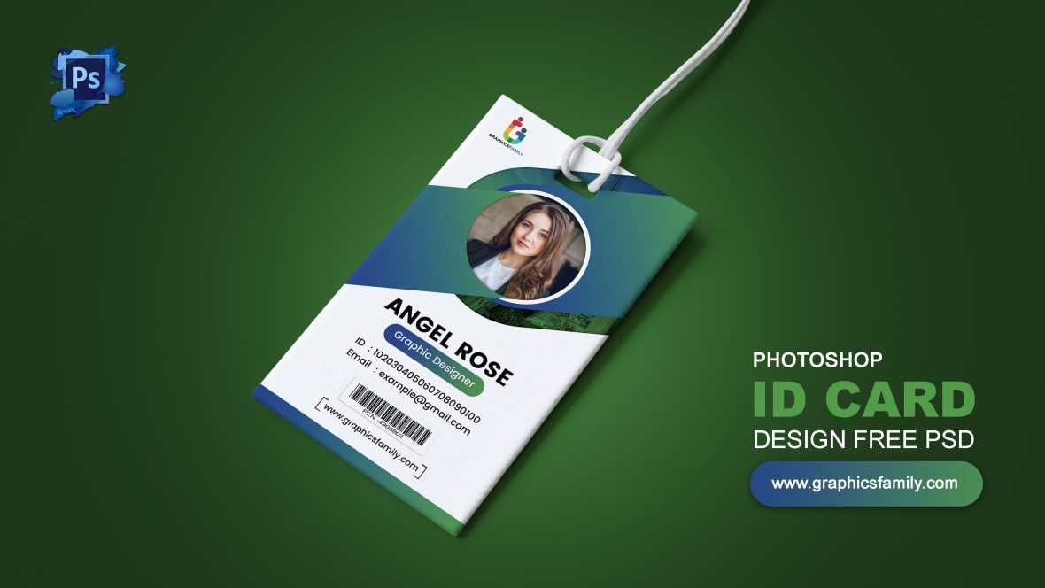 Free employee id card sample design