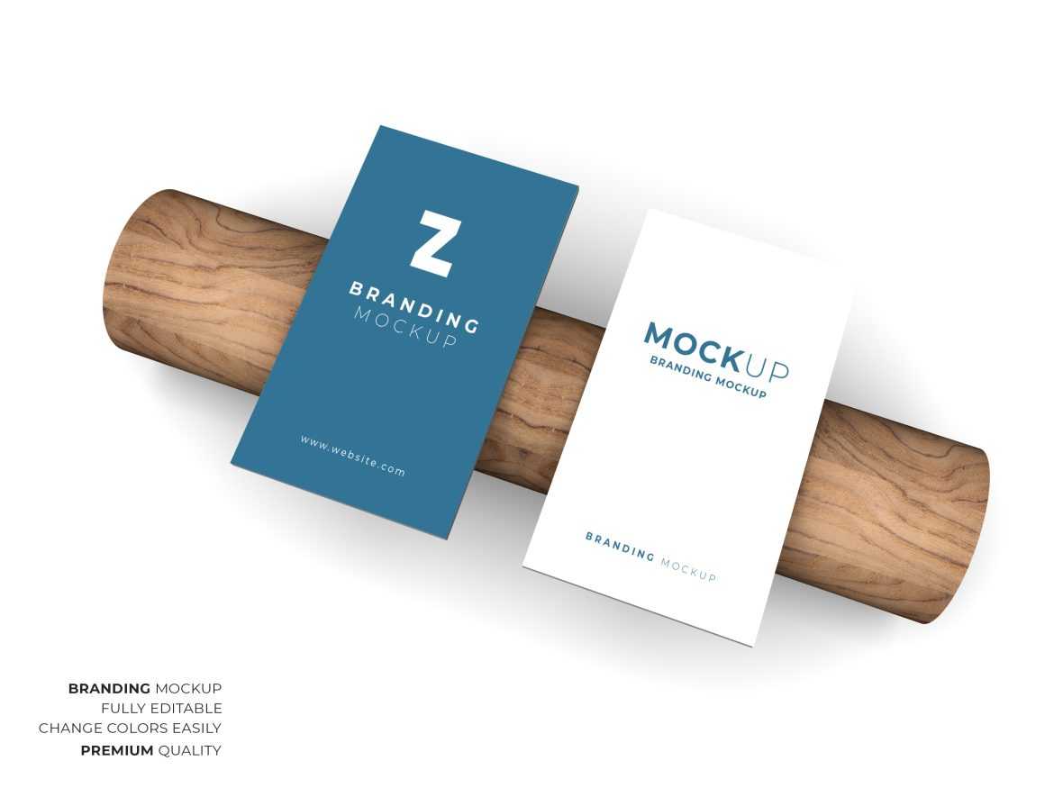Free Fancy Business Card Mockup PSD
