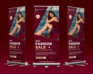 Free Fashion Roll Up Design Template