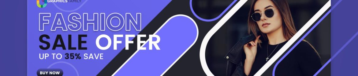 Free Fashion Sale Facebook Cover Design Template