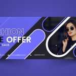 Free Fashion Sale Facebook Cover Design Template