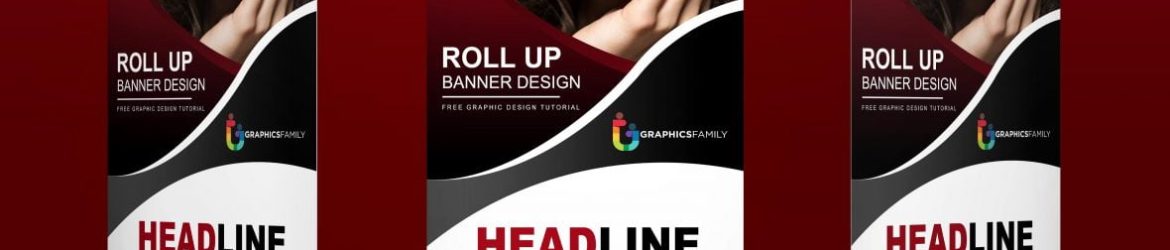Free Fashion Show Roll-Up Banner Design