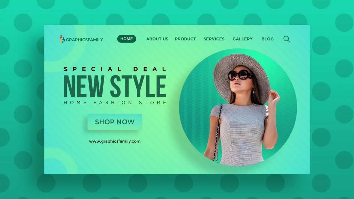 Free Fashion Website UI Design Template