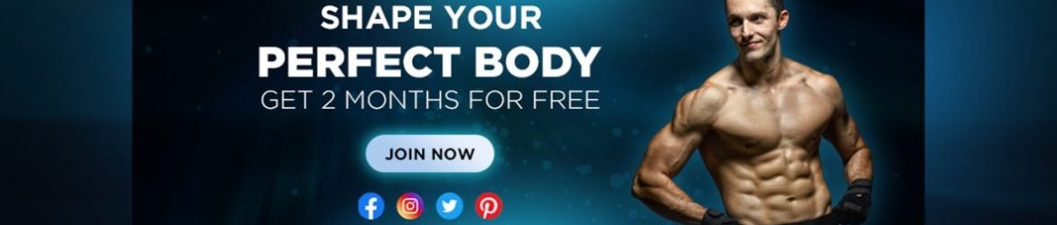 Free Fitness Advertising Banner Design Template