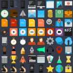 Free Flat Vector Icon Set