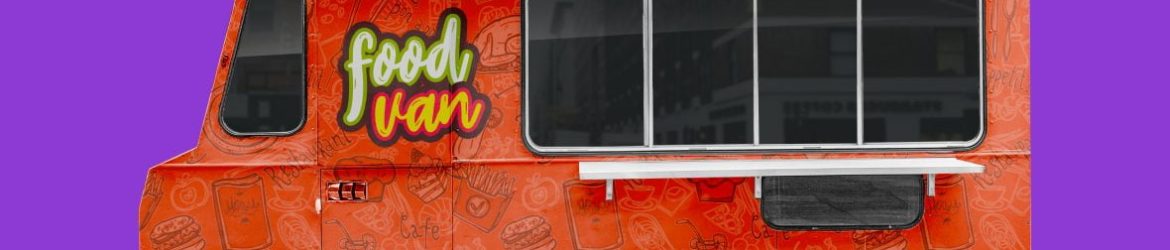 Free Food Van Mockup