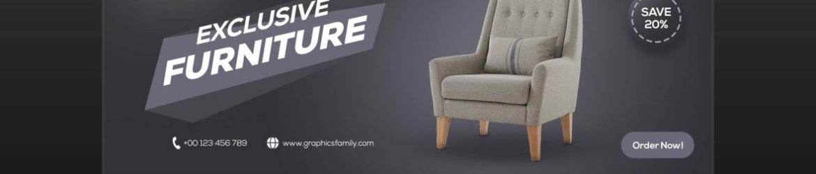 Free Furniture Sale Web Banner Design Template