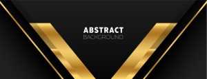 Free Golden and Black Abstract Background Vector