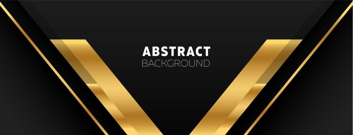 Free Golden and Black Abstract Background Vector
