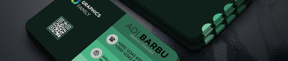 Free Green Business Card Design Template