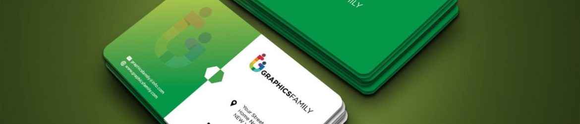Free Green Visiting Card Template