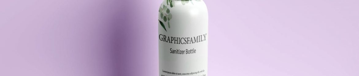 Free Hands Sanitizer Mockup