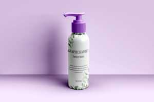 Free Hands Sanitizer Mockup