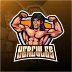 Free Hercules Mascot Logo