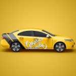 Free Honda Accord Mockup