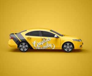 Free Honda Accord Mockup