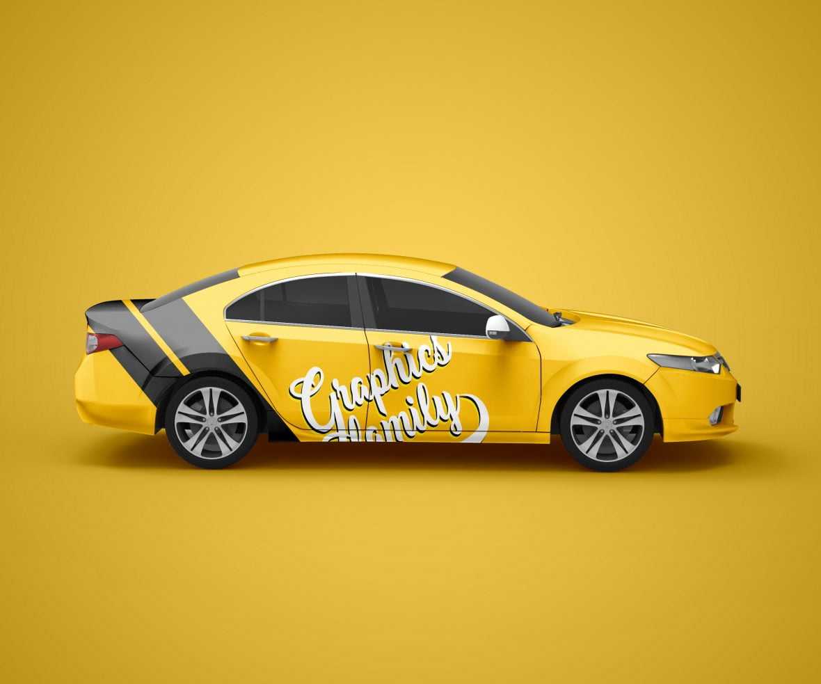 Free Honda Accord Mockup