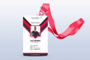 Free Id Card PSD Template