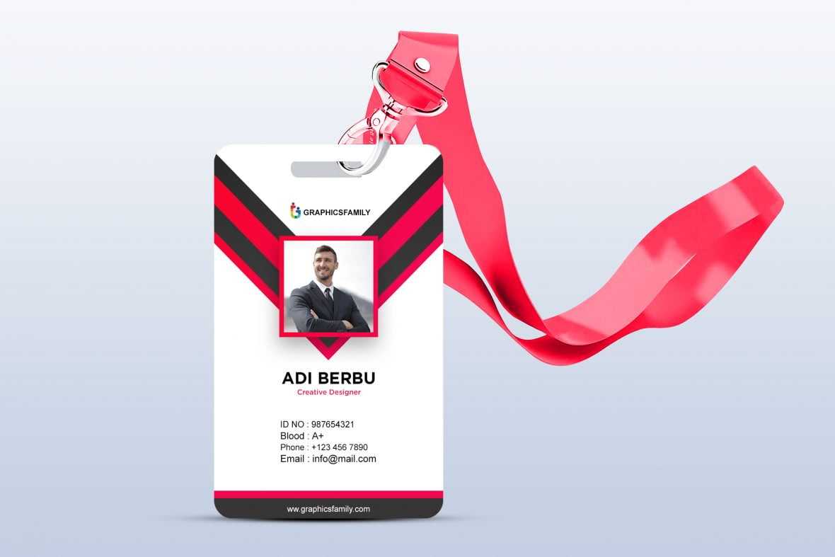 Free Id Card PSD Template