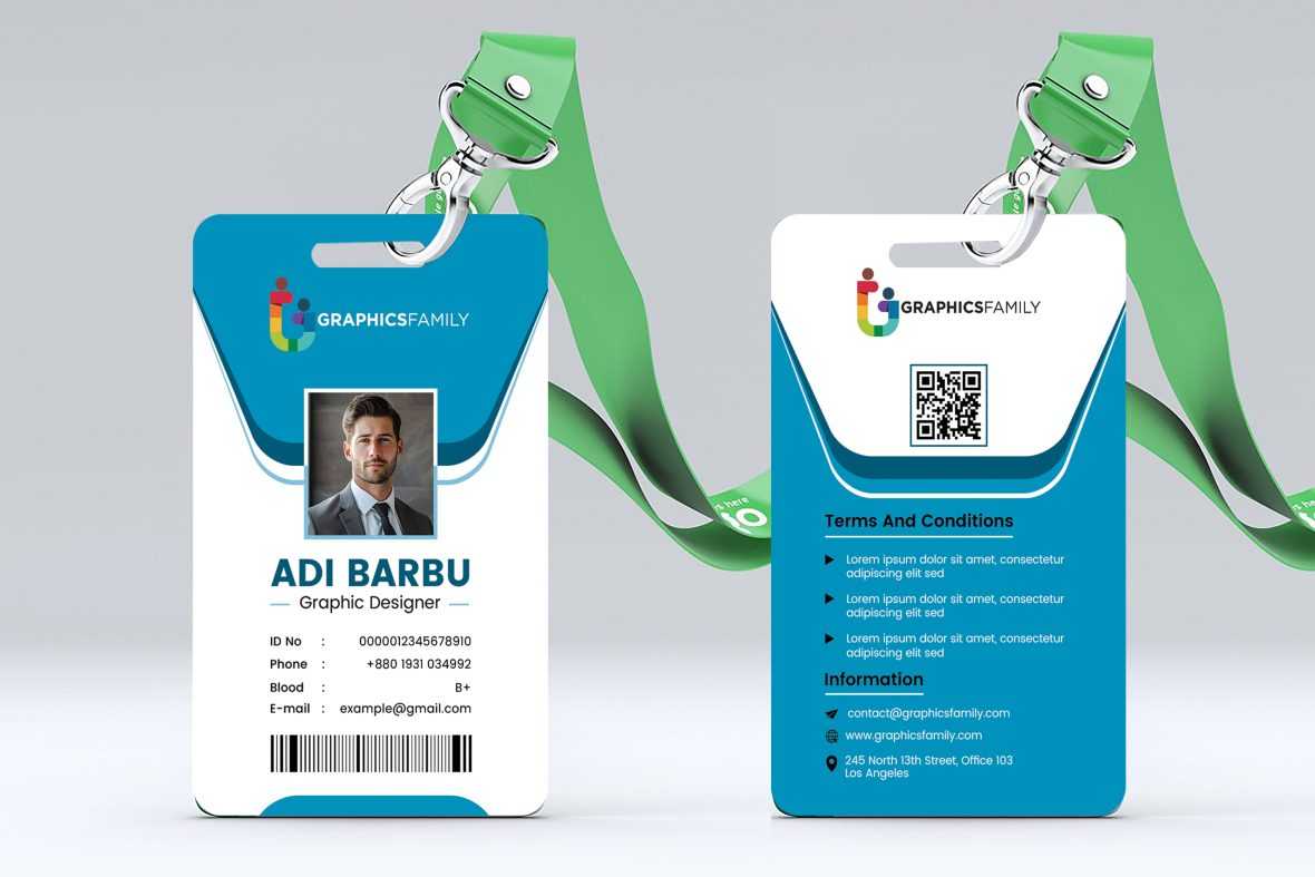 Free Identification Card Design Template