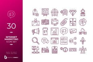 Free Internet Marketing Icon Set