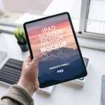 Free iPad Screen Design Mockup - Download Grátis Free iPad Screen Design Mockup