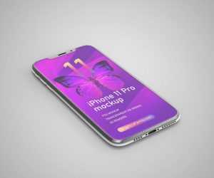 Free iPhone 11 Pro Phone Mockup
