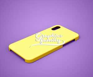 Free iPhone X Cover Mockup