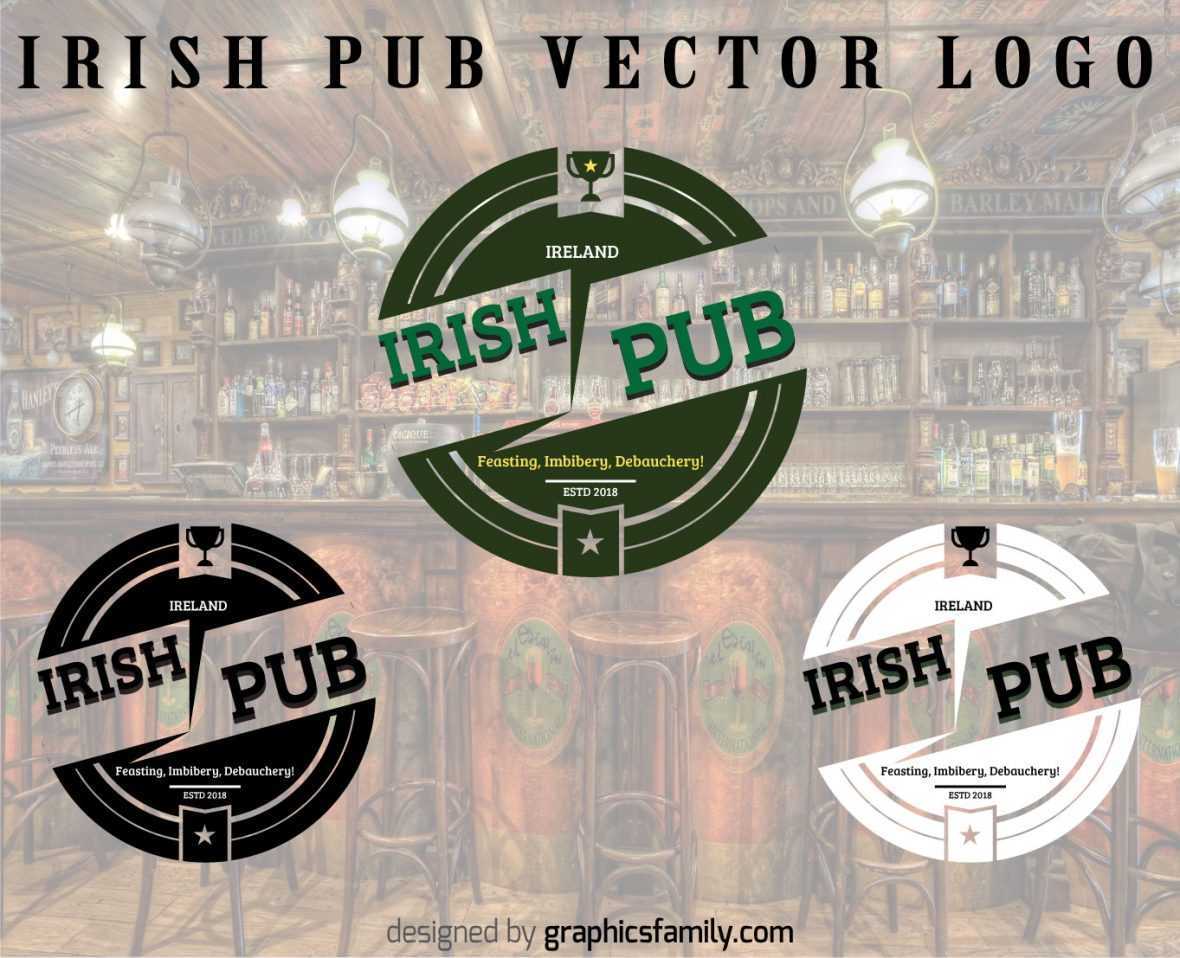 Free Irish Pub Logo Source .ai