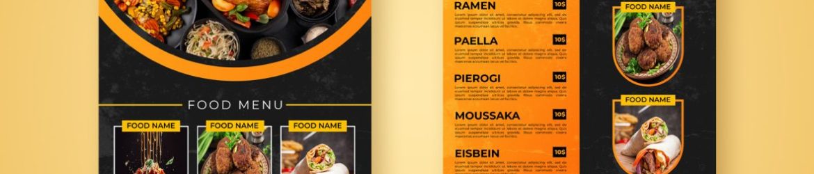 Free Italian Restaurant Menu Template Design