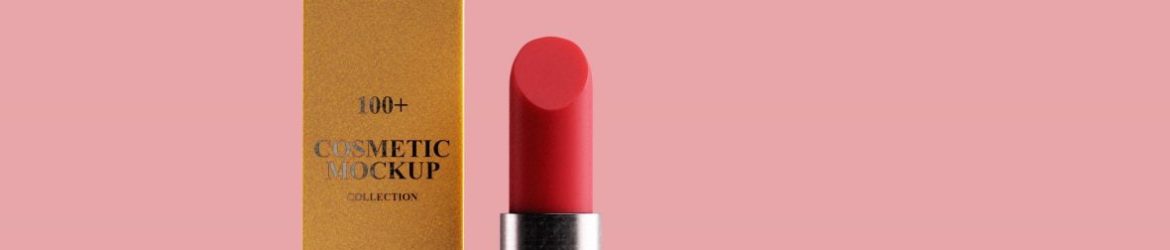 Free Lipstick PSD Mockup
