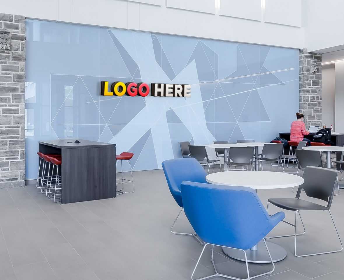 Free Lobby Conference Room Mockup