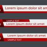 Free Lower third banner template