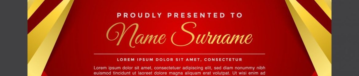 Free Luxury Red and Gold Certificate Design Free Luxury Red and Gold Certificate Design