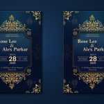 Free Luxury Wedding Invitation Card Design Download