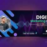 Free marketing Facebook cover and page banner template - Download Grátis Free marketing Facebook cover and page banner template