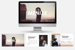 Free Menize Creative Studio Editable PowerPoint Template