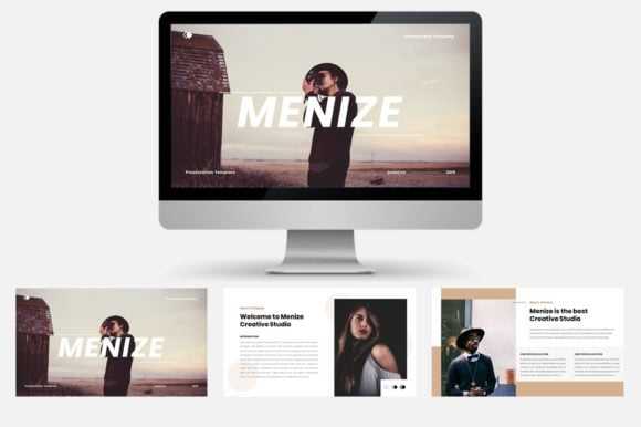 Free Menize Creative Studio Editable PowerPoint Template