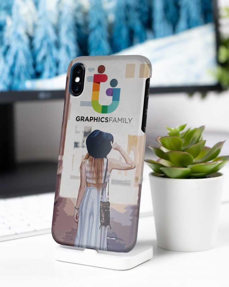 Free Mobile Cover Mockup