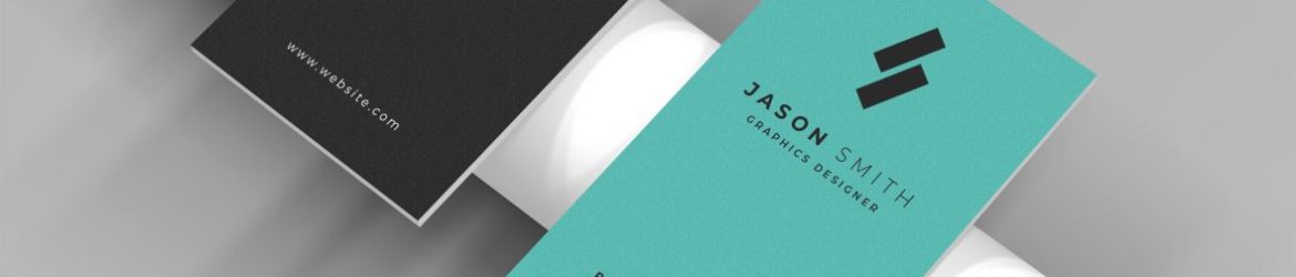 Free Modern Business Card Mockup Free Modern Business Card Mockup