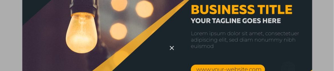 Free Modern Business Web Banner Template Free Modern Business Web Banner Template