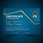 Free Modern Certificate Template of Appreciation