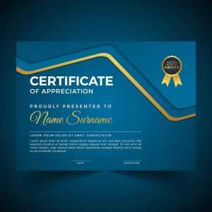 Free Modern Certificate Template of Appreciation