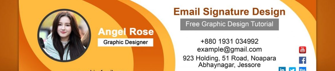 Free Modern Email Signature Template Design