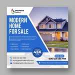 Free Modern Real Estate Social Media Post Design Template