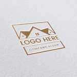 Free Natural White Paper Logo Mockup