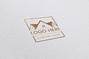 Free Natural White Paper Logo Mockup