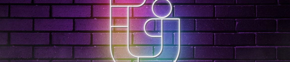 Free Neon Logo Mockup